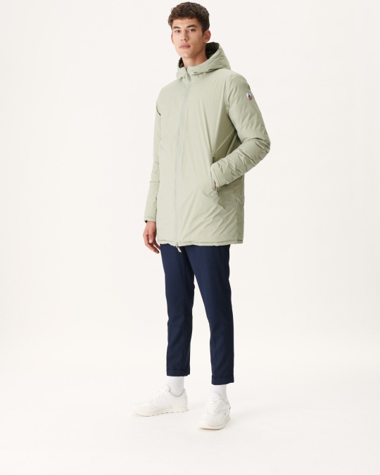 Salviegrøn/army Vendbar Let Pufferjakke Amsterdam Jott