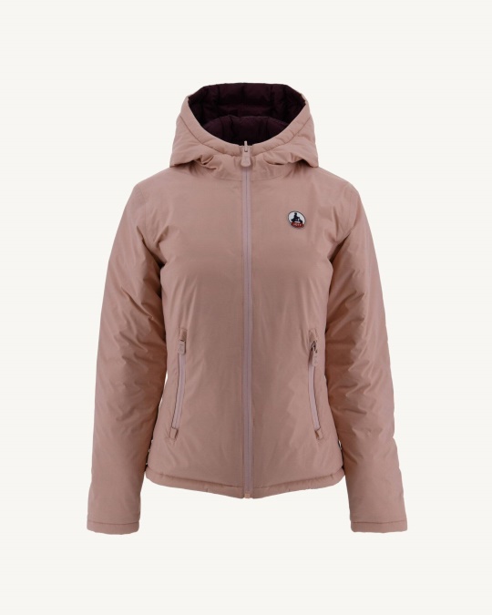 Jott Vendbar Dunjakke Lys Pink/aubergine Vienne