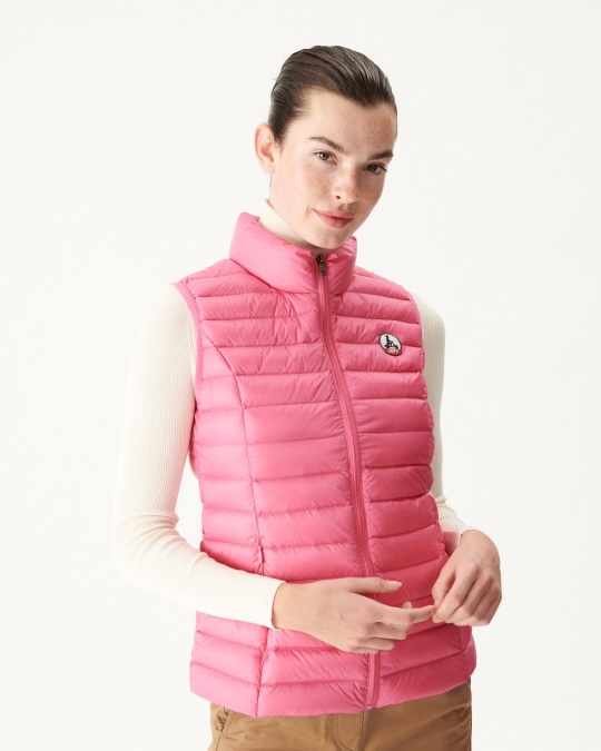 Let ærmeløs Dunjakke Pink Seda Jott