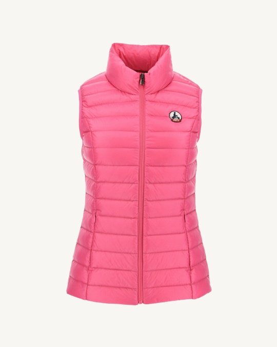 Let ærmeløs Dunjakke Pink Seda Jott