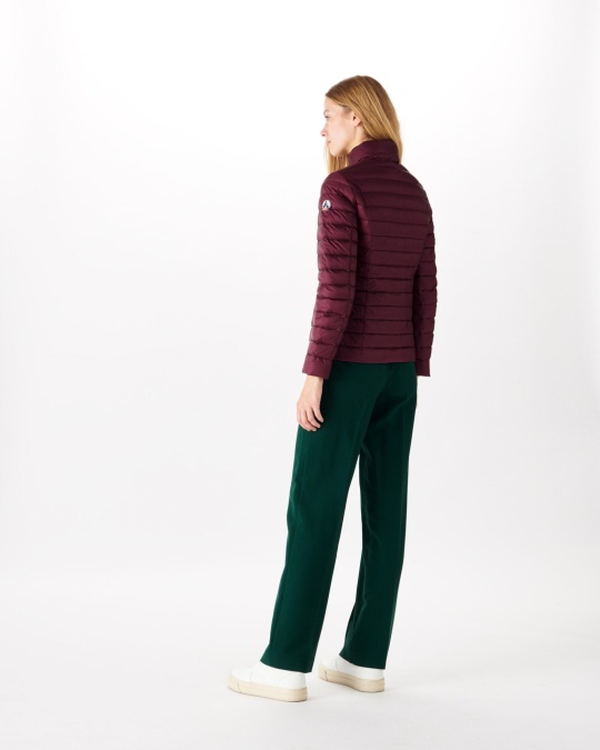 Let Dunjakke Jott Aubergine Cha