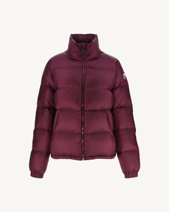 Quiltet Dunjakke Aubergine Cardiff Jott