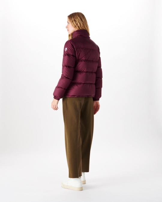 Quiltet Dunjakke Aubergine Cardiff Jott