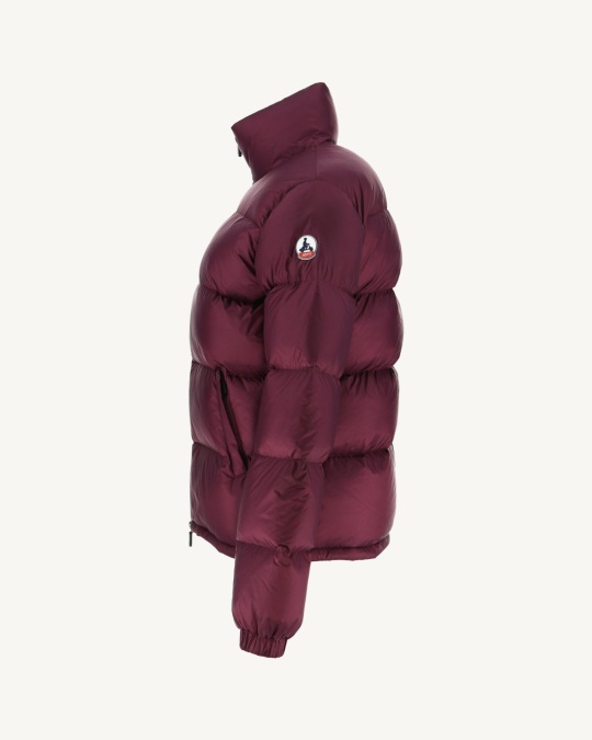 Quiltet Dunjakke Aubergine Cardiff Jott