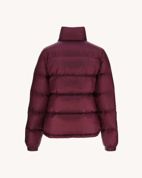 Quiltet Dunjakke Aubergine Cardiff Jott