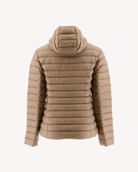 Let Dunjakke Med Hætte Jott Beige Cloe